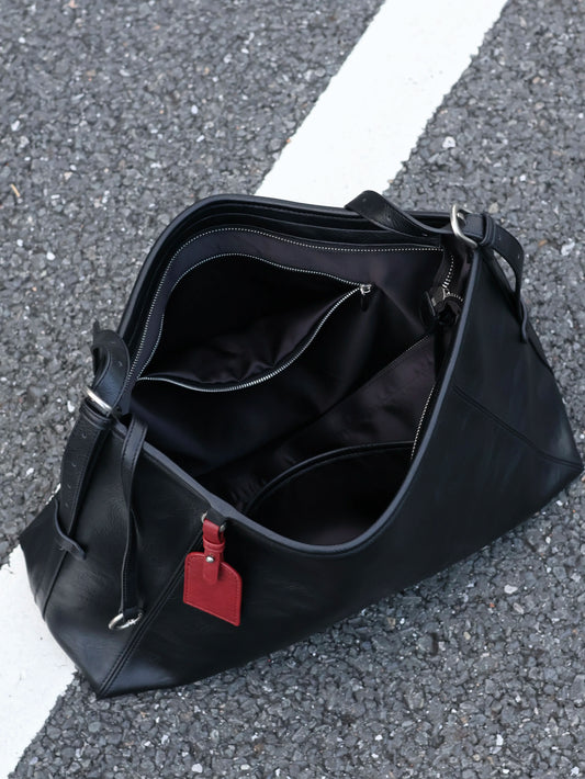 Black Knight Premium Cowhide Crossbody Bag